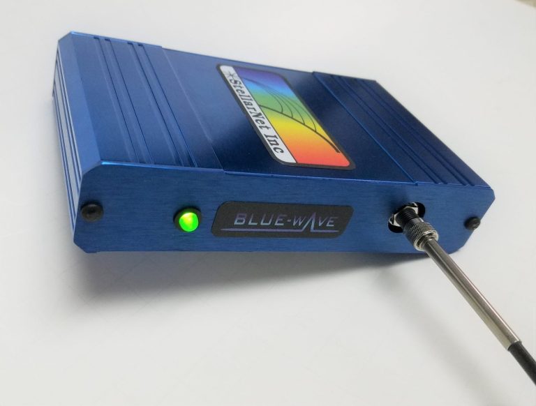 StellarNet Blue Wave Spectrometer with Optical Fibre Connected