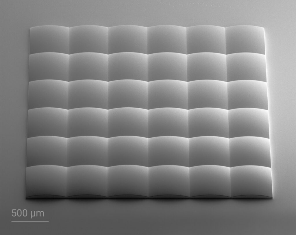 6x6 MLA printed with IPX-Clear